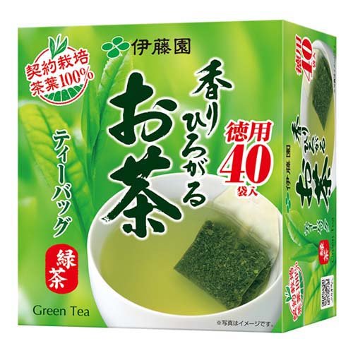 伊藤園 香りひろがるお茶 緑茶 ティーバッグ(2.0g*40袋入)