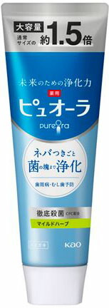 薬用ピュオーラ ハミガキ マイルドハーブ 大容量 170gの商品画像
