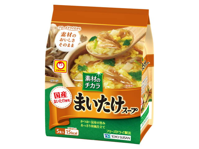 マルちゃん 素材のチカラ まいたけスープ(4.3g*5食入)