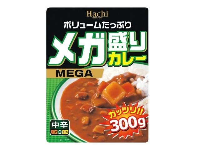 ハチ食品 メガ盛りカレー　中辛