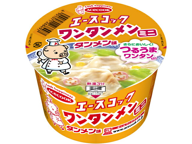 エースコック ミニワンタンメン タンメン味 39gの商品画像
