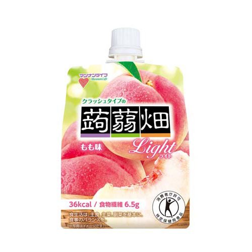 クラッシュタイプの蒟蒻畑ライト もも味(150g)