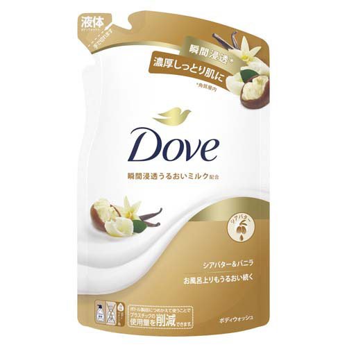 ダヴ ボディウォッシュ シアバター&バニラ つめかえ用 330g