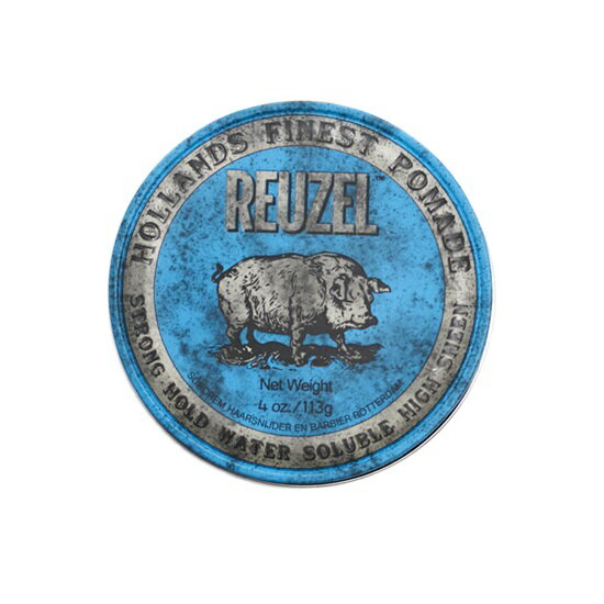 REUZEL ルーゾー ポマード ブルー STRONG HOLD HIGH SHEEN/BLUE Package113g