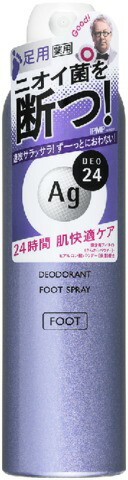 エージーデオ24 フットスプレーh<L> 無香料 142g