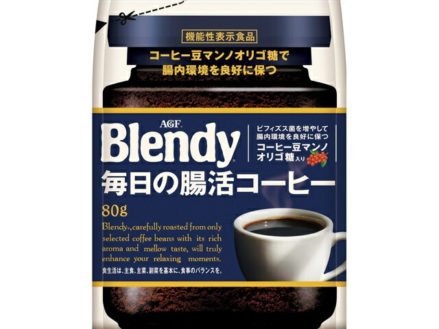 味の素ＡＧＦ ブレンディ　毎日の腸活コーヒー８０ｇ袋の商品画像