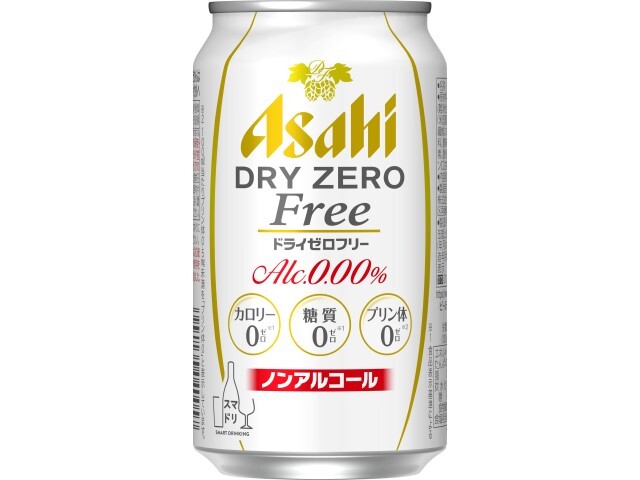 アサヒビール ドライゼロフリー缶３５０ｍｌの商品画像