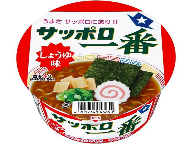 サッポロ一番 しょうゆ味 どんぶり 72g