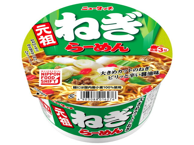 ニュータッチ 元祖ねぎらーめん カップ 100g