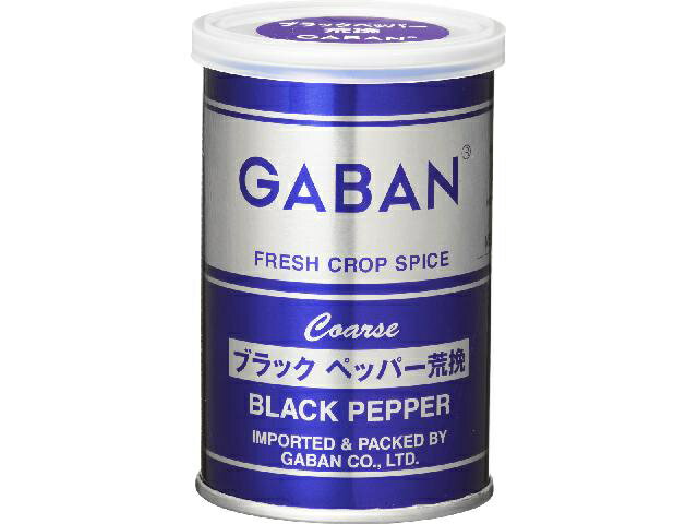 ハウス食品 ギャバン６５ｇブラックペッパー荒挽　缶