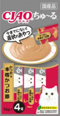 CIAOちゅ～る かつお&本格かつお節 14g×4本