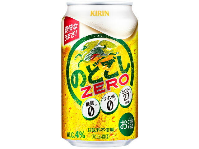 キリンビール ＮキリンのどごしＺＥＲＯ３５０ＭＬ缶の商品画像
