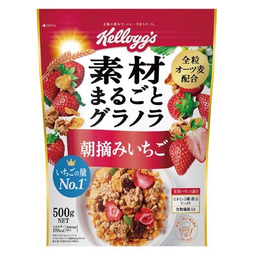 ケロッグ 素材まるごとグラノラ 朝摘みいちご(500g)
