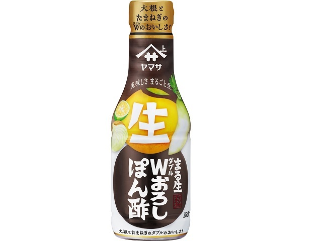 ヤマサ醤油 まる生Ｗ（ダブル）おろしぽん酢３６０ｍｌパックの商品画像