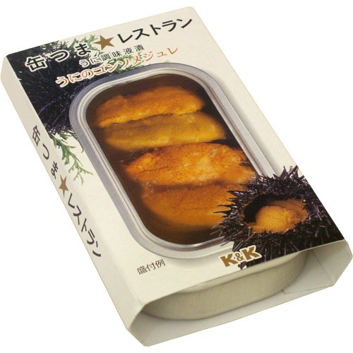 K＆K 缶つま★レストラン うにのコンソメジュレ(65g)