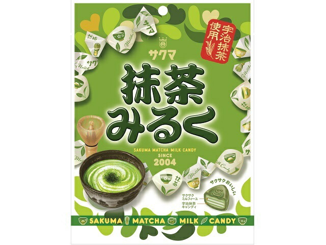 サクマ製菓 抹茶みるく 58g