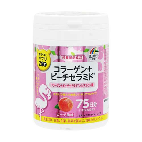 おやつにサプリZOO コラーゲン+ピーチセラミド(150g)