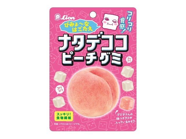 ライオン菓子 ナタデココピーチグミ 44g
