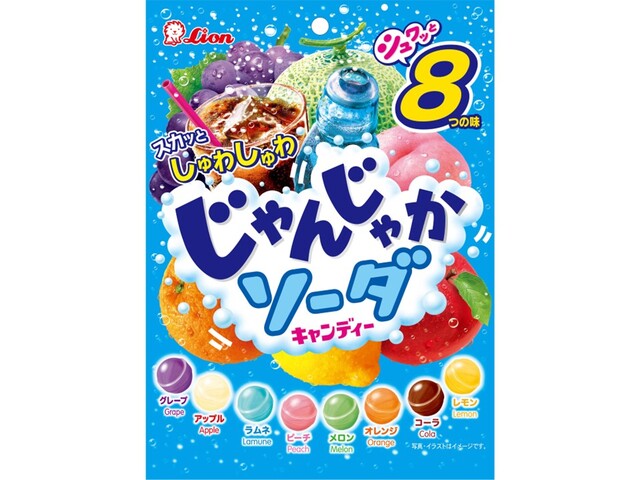 ライオン菓子 じゃんじゃかソーダ 114g