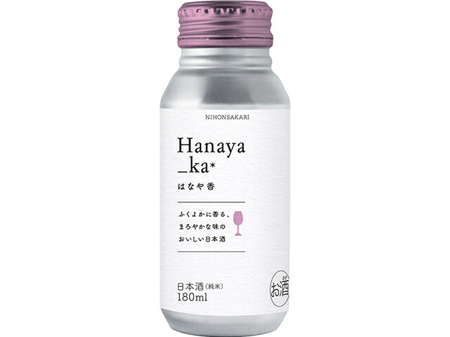 日本盛 はなや香 純米 ボトル缶 180ml