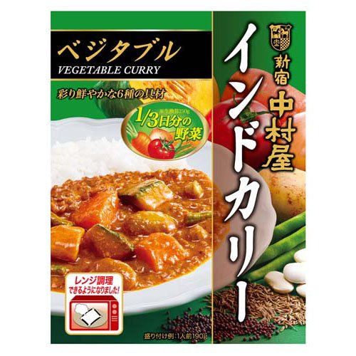 新宿中村屋 インドカリー ベジタブル(190g)