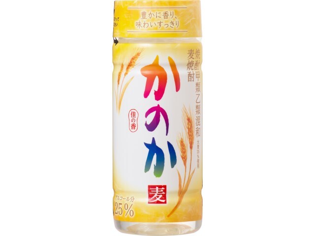 かのか 甲類25° 麦焼酎 ペットボトル 220ml