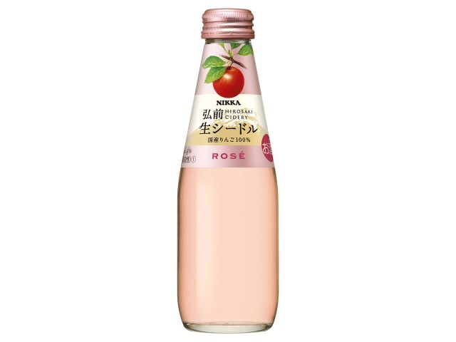 ニッカ 弘前 生シードル ロゼ 200ml