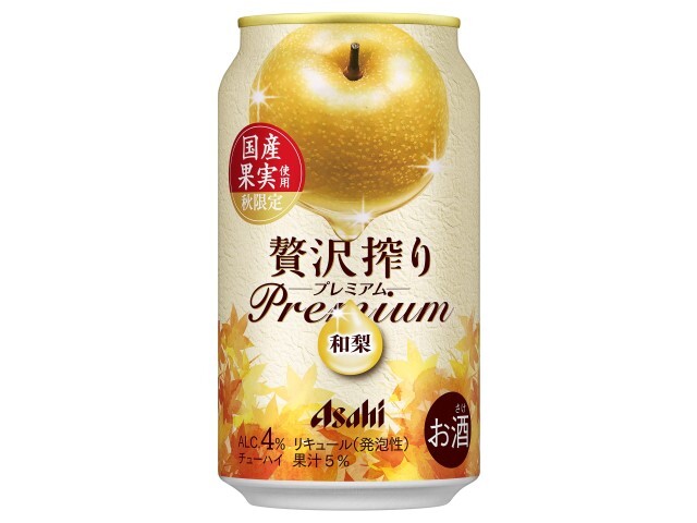 アサヒビール 贅沢搾りプレミアム２４秋限定和梨缶３５０