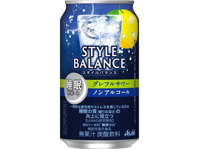アサヒ スタイルバランス 睡サポグレフルサワーノンアル 缶 350ml