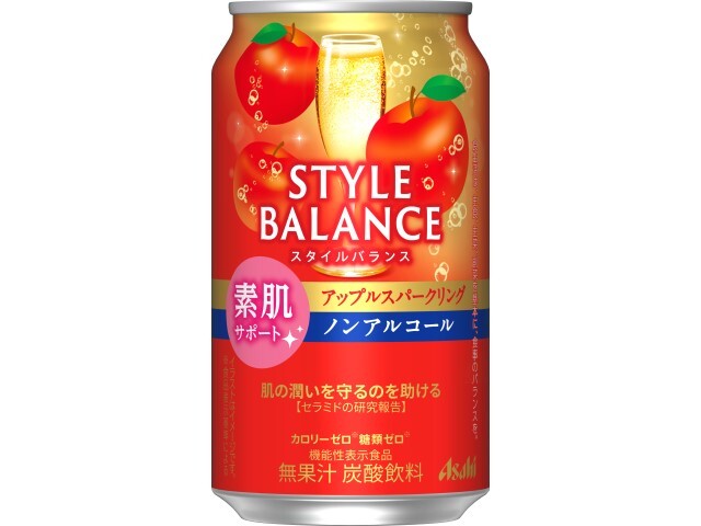 アサヒ スタイルバランス 素肌サポアップルSP ノンアル缶 350ml