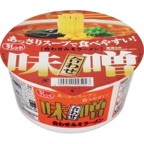 マイフレンド あっさりスープで食べやすい合わせ味噌ラーメン(1コ入)