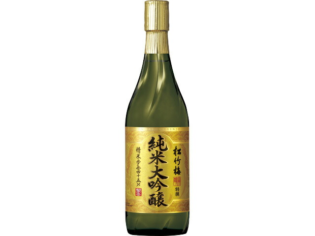 宝酒造 特撰松竹梅〈純米大吟醸〉７２０ＭＬ