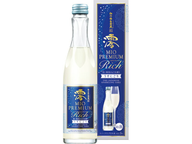 澪RICH 白壁蔵 うすにごり カートン入 300ml