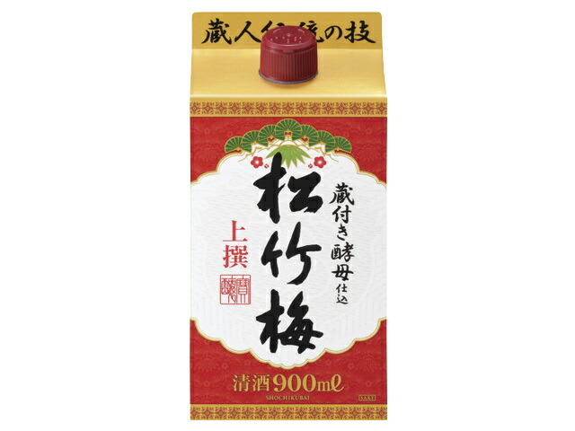 宝酒造 上撰松竹梅「サケパック」９００ＭＬ紙パックＡ