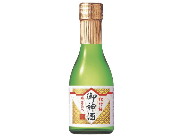 宝酒造 松竹梅「御神酒」〈純金箔入〉１８０ＭＬ