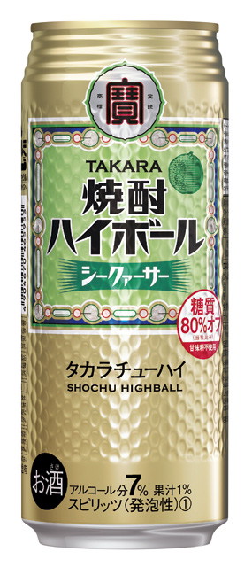 宝酒造 タカラ「焼酎ハイボール」シークァーサー５００ＭＬＡ