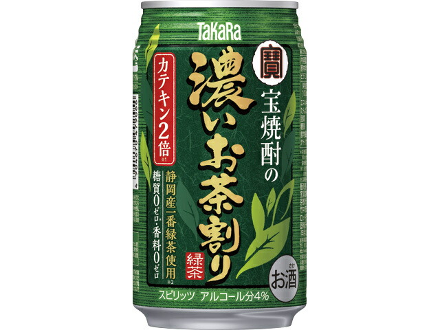 宝酒造 宝焼酎の濃いお茶割り～カテキン２倍～３３５ＭＬ