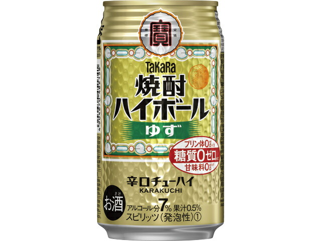 宝酒造 タカラ焼酎ハイボールゆず３５０ＭＬ