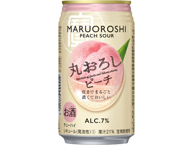 宝酒造 寶「丸おろし」ピーチ３５０ＭＬＮ