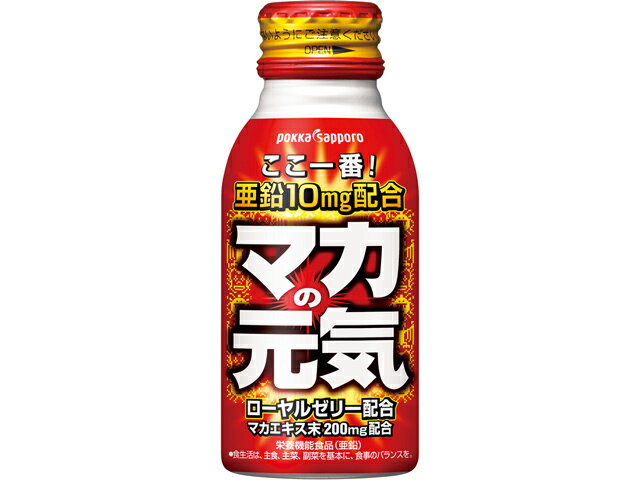 ポッカサッポロフード＆ビバレッジ マカの元気ドリンク１００ｍｌボトル缶Ｂ