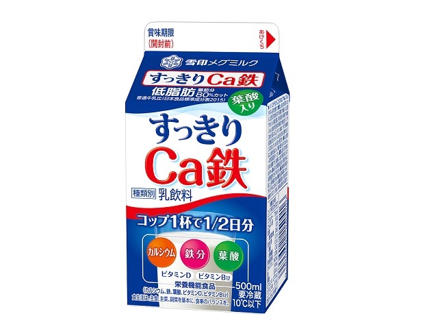 雪印メグミルク すっきりCa鉄 H 500ml