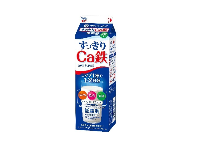 雪印メグミルク すっきりCa鉄 1L