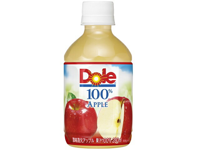 大塚食品 Ｄｏｌｅ　アップル１００％　２８０ｍｌ