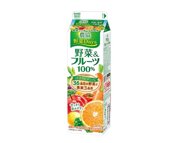 雪印メグミルク 農協 野菜Days 野菜&フルーツ 1L