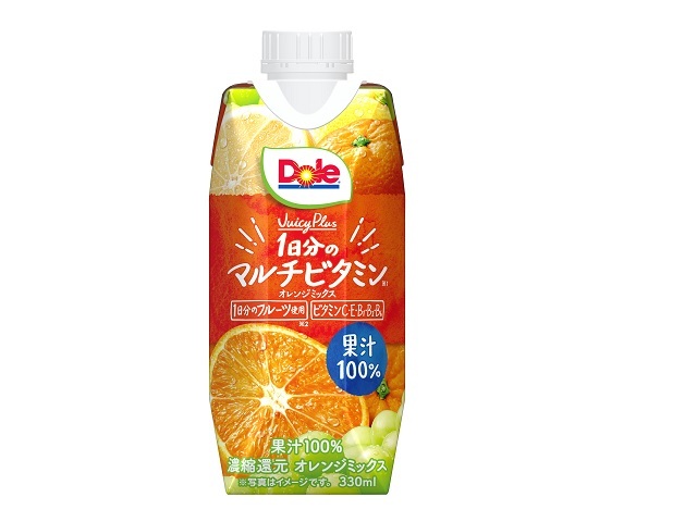 雪印メグミルク Dole JuicyPlus マルチビタミン 330ml