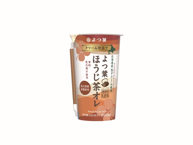 よつ葉乳業 クリーム仕立て よつ葉ほうじ茶オレ 200ml