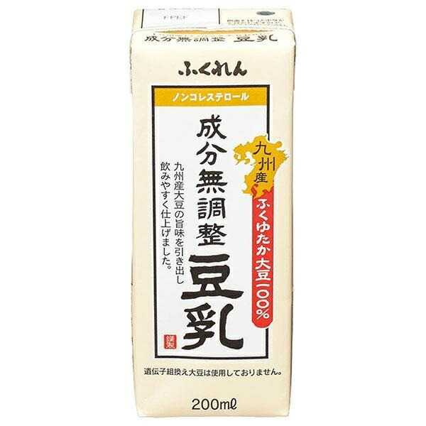 ふくれん 九州産ふくゆたか大豆 成分無調整豆乳 200ml