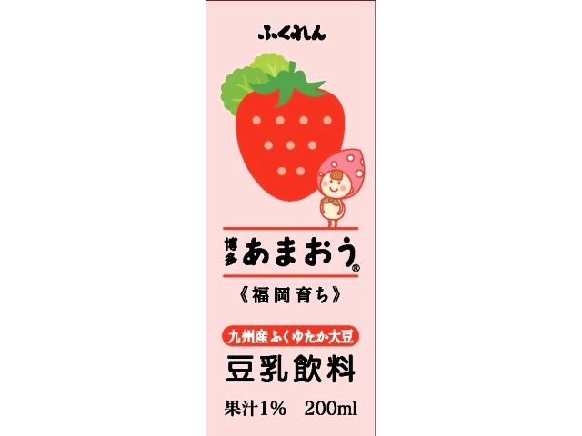 ふくれん 豆乳飲料 博多あまおう 200ml