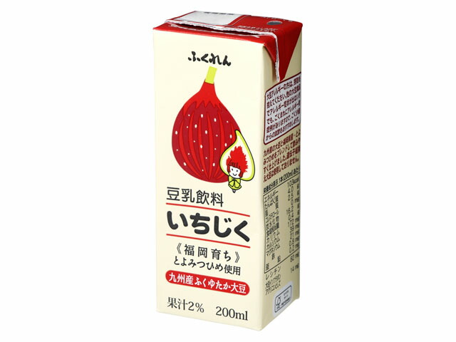 ふくれん 豆乳飲料 いちじく 200ml
