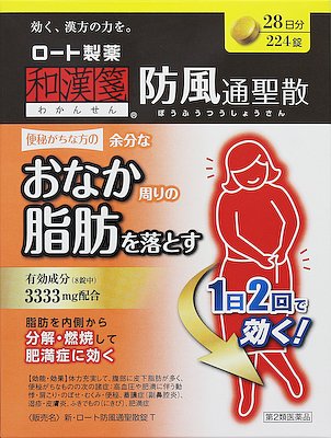 新・ロート防風通聖散錠T 224錠